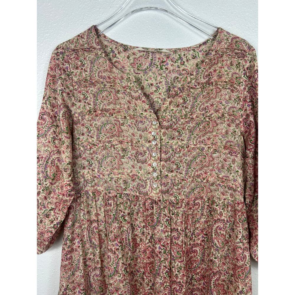 April Cornell x Modern Prairie Tiered Midi Dress XXS Prairie Peasant Cottagecore - Picture 3 of 9